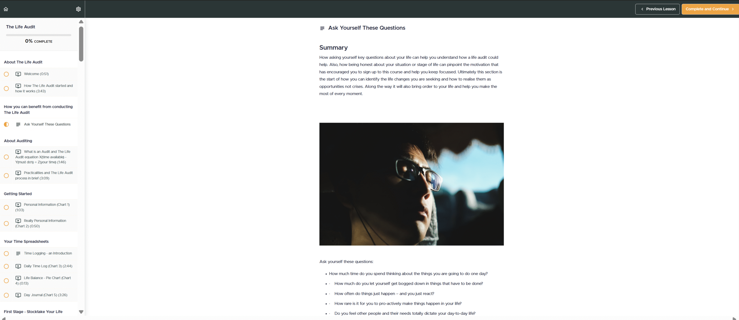 The Life Audit Teachable